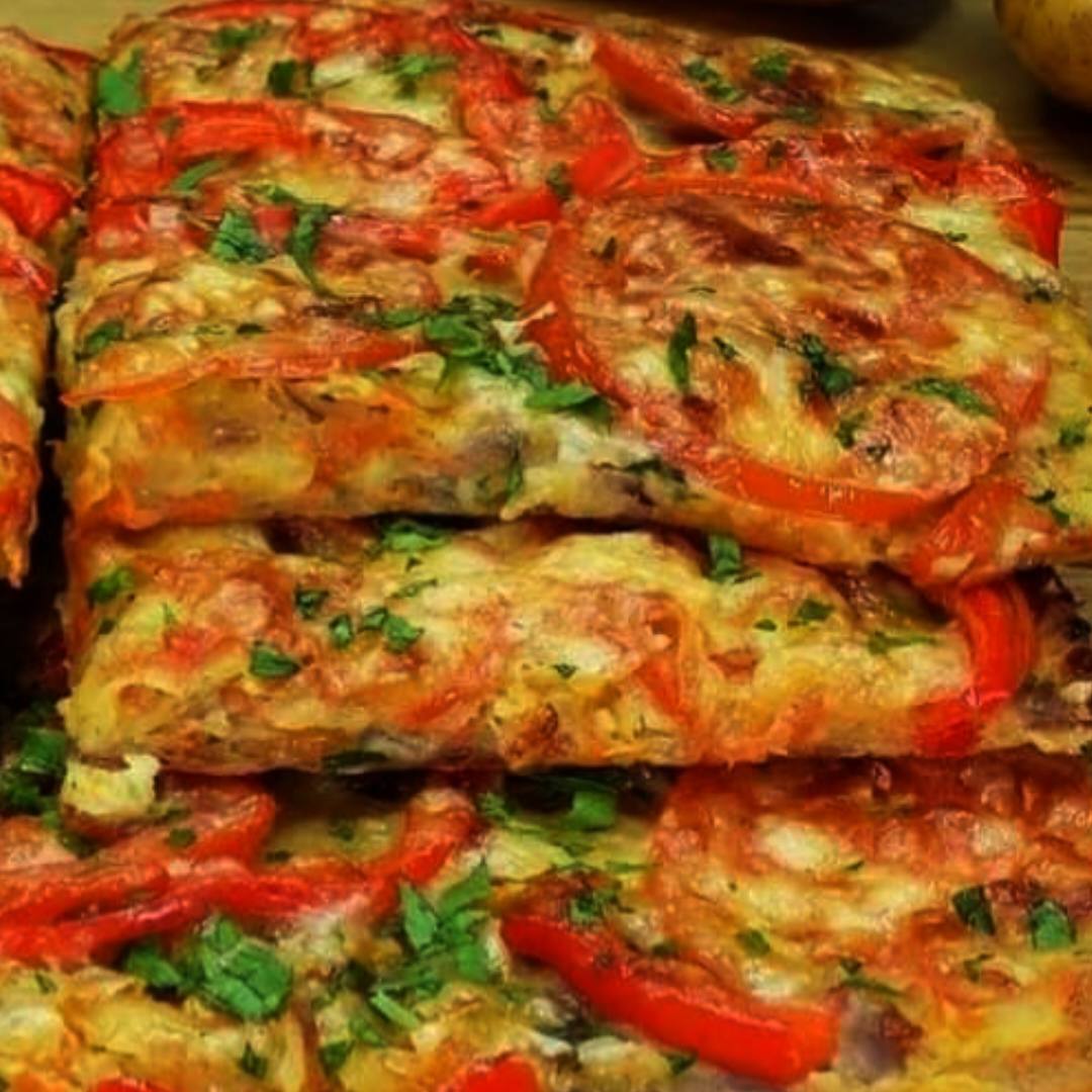 Baked Potato and Vegetable Casserole with Cheese