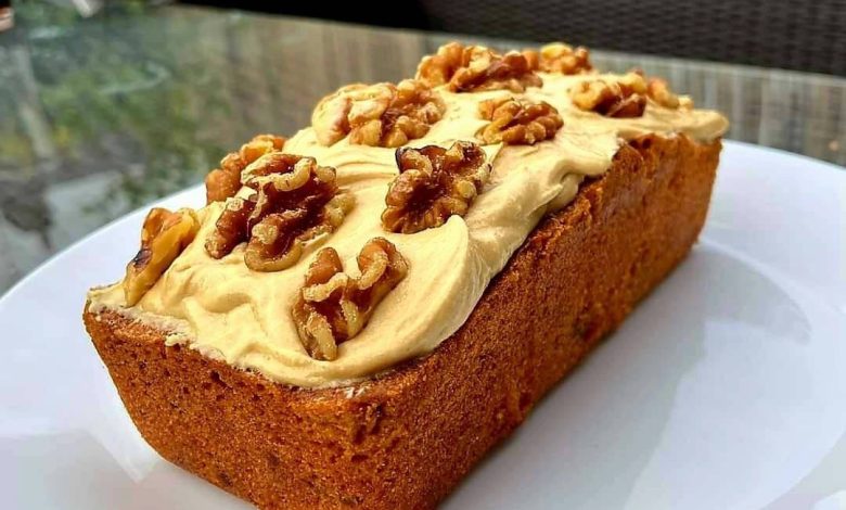 Coffee and Walnut Loaf Cake