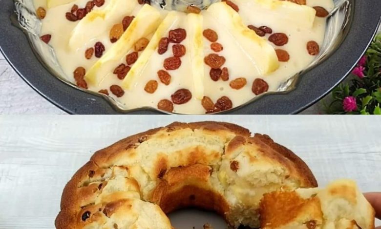 “Apple Raisin Bundt Cake”