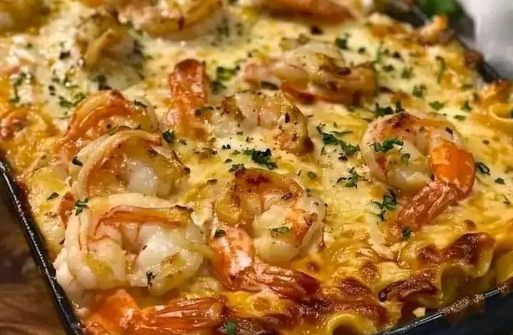 **Shrimp Alfredo Lasagna**