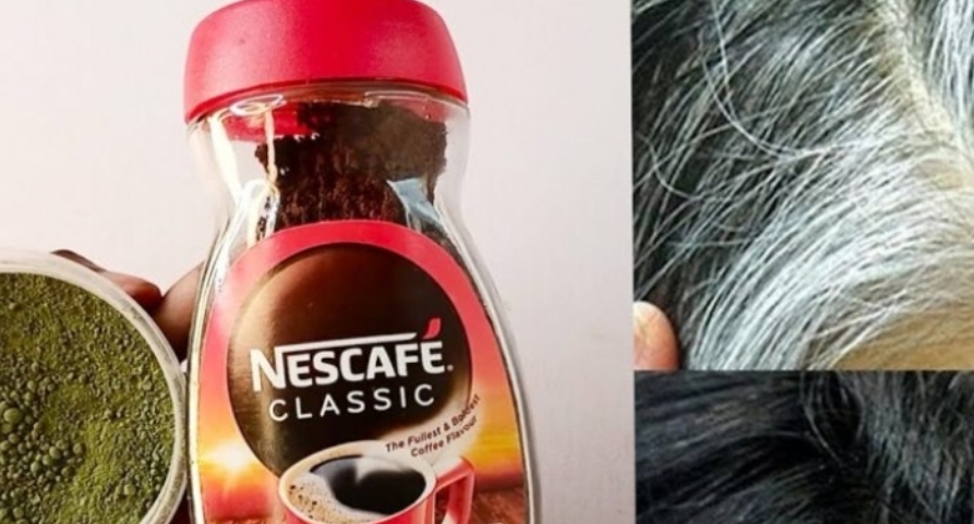 Turn White Hair to Black Naturally with Coffee and Indigo Powder